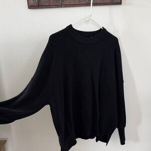 Classic Black Crewneck Women’s Sweater